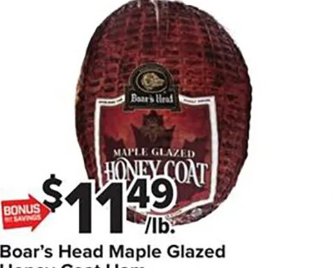 Boar's Head Maple Glazed Honey Coat Ham at Giant Food