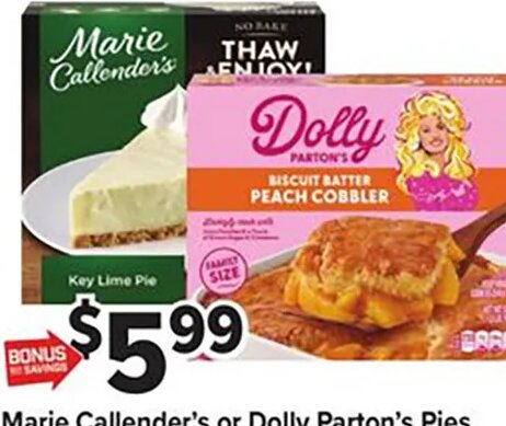 Marie Callender's or Dolly Parton's Pies