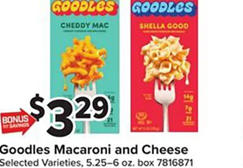 Goodles Macaroni and Cheese at Giant Food