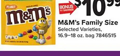 M&M's Family Size