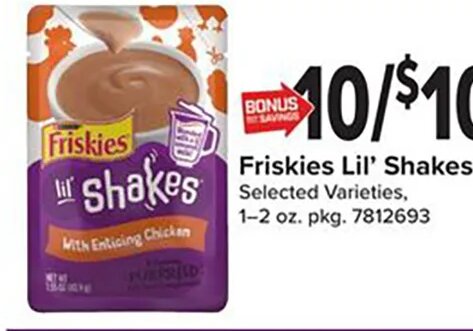 Friskies Lil' Shakes at Giant Food