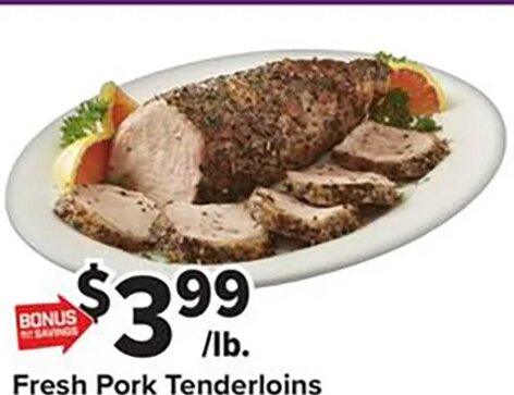 Fresh Pork Tenderloins or Marinated Filets at Giant Food