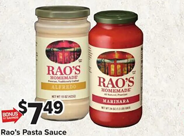 Rao's Pasta Sauce at Giant Food