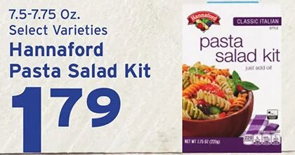 Hannaford Pasta Salad Kit at Hannaford