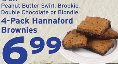 4-Pack Hannaford Brownies at Hannaford