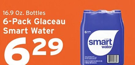 6-Pack Glaceau Smart Water