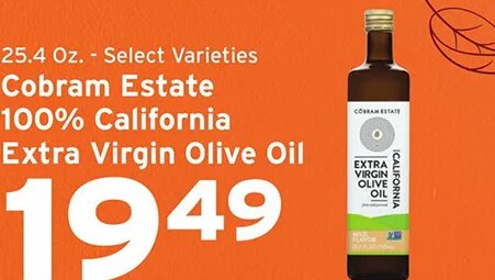 Cobram Estate 100% California Extra Virgin Olive Oil at Hannaford