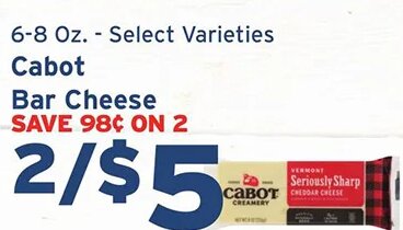 Cabot Bar Cheese