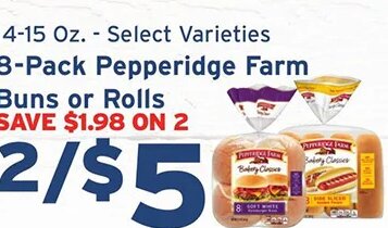 Pepperidge Farm Buns or Rolls