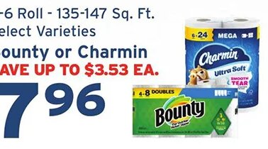 Bounty or Charmin