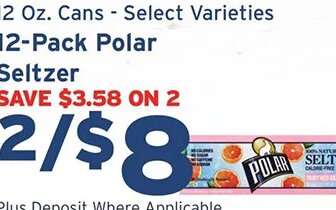 12-Pack Polar Seltzer at Hannaford