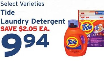 Tide Laundry Detergent at Hannaford