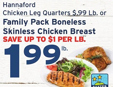 Family Pack Boneless Skinless Chicken Breast at Hannaford