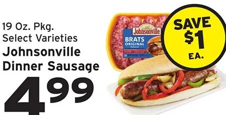 Johnsonville Dinner Sausage at Hannaford