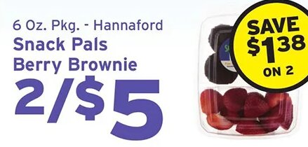 Snack Pals Berry Brownie