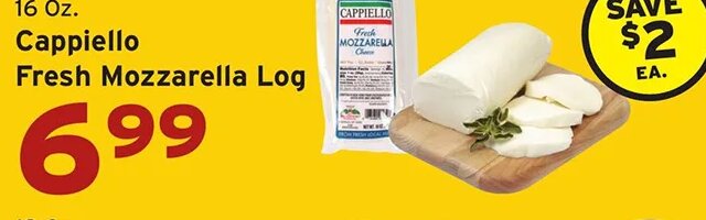 Cappiello Fresh Mozzarella Log