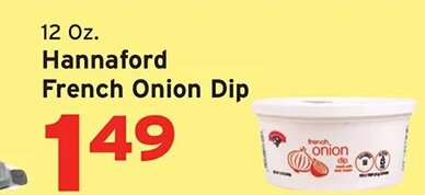 Hannaford French Onion Dip