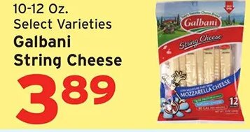 Galbani String Cheese at Hannaford
