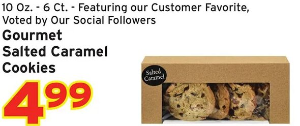Gourmet Salted Caramel Cookies at Hannaford