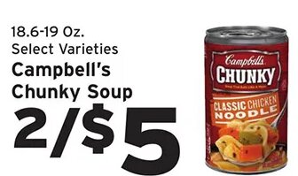 Campbell's Chunky Soup at Hannaford