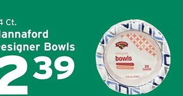 Hannaford Designer Bowls