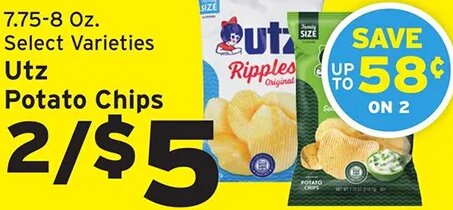 Utz Potato Chips at Hannaford
