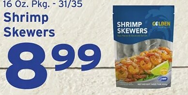 Shrimp Skewers at Hannaford