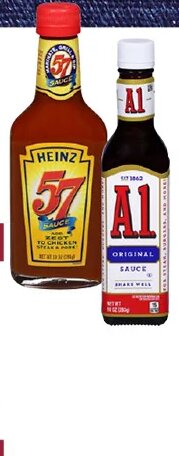 Heinz 57 or A.1. Steak Sauce