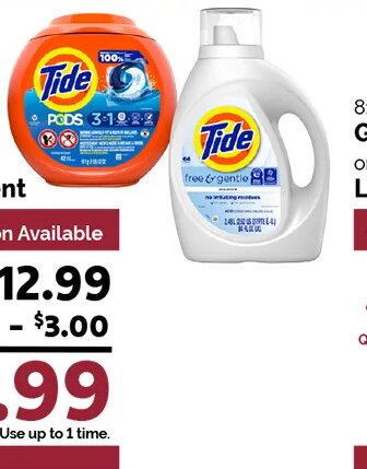 Tide Liquid or PODS Laundry Detergent at Harris Teeter