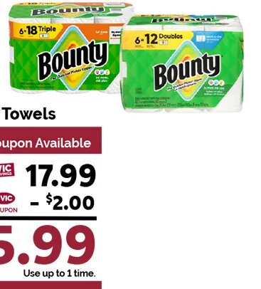 Bounty Paper Towels at Harris Teeter