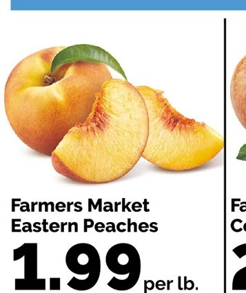 Farmers Market Eastern Peaches