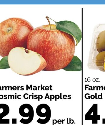 Farmers Market Cosmic Crisp Apples