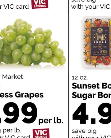 Farmers Market Green Seedless Grapes at Harris Teeter