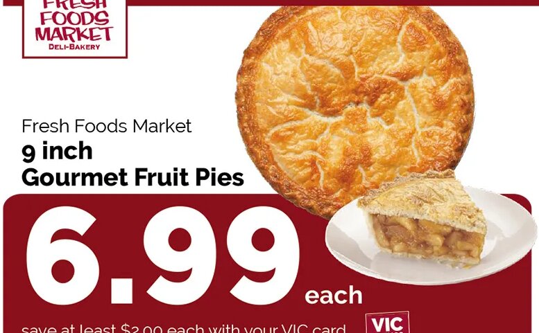 Fresh Foods Market Gourmet Fruit Pies
