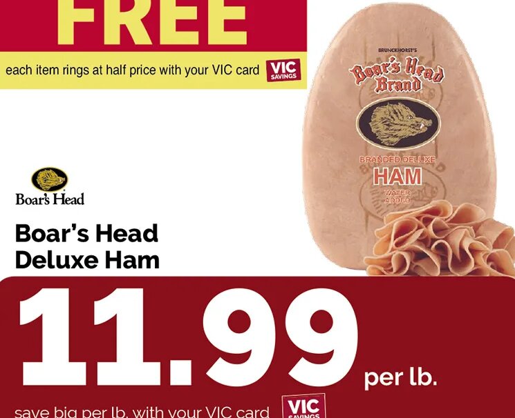 Boar's Head Deluxe Ham at Harris Teeter