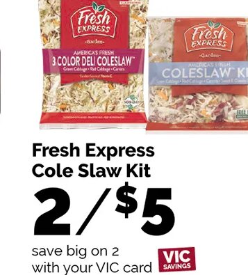 Fresh Express Cole Slaw Kit