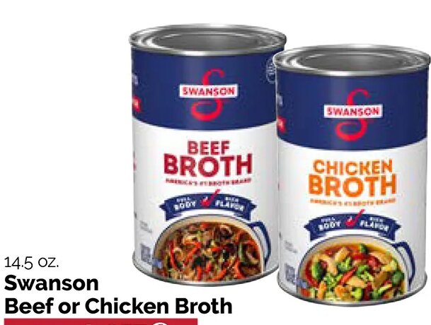 Swanson Beef or Chicken Broth