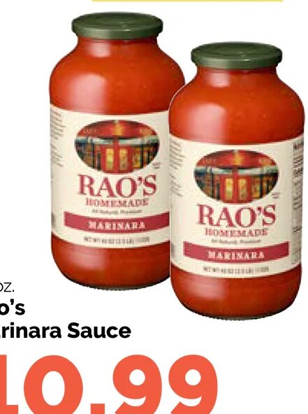 Rao's Marinara Sauce at Harris Teeter