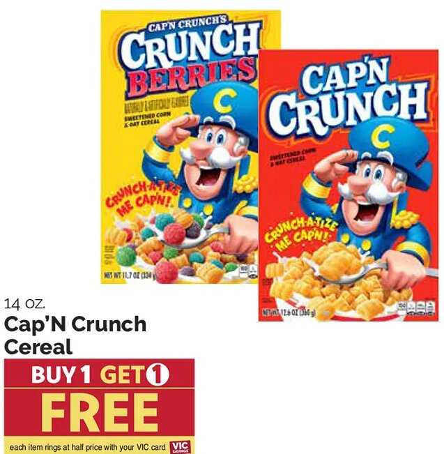 Cap'n Crunch Cereal