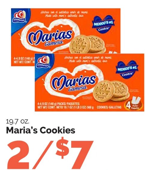 Maria's Cookies at Harris Teeter