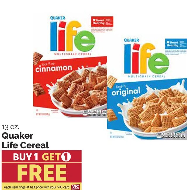 Quaker Life Cereal
