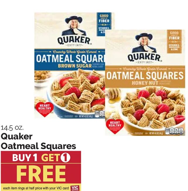 Quaker Oatmeal Squares