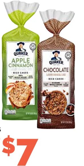 Quaker Rice Cakes at Harris Teeter