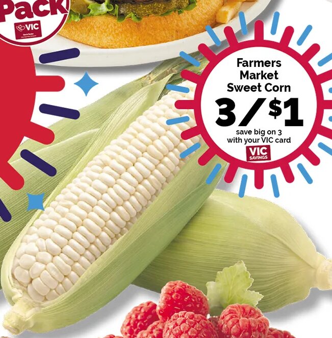 Farmers Market Sweet Corn at Harris Teeter