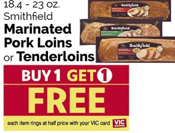 Smithfield Pork Loins or Tenderloins