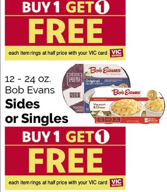 Bob Evans Sides or Singles