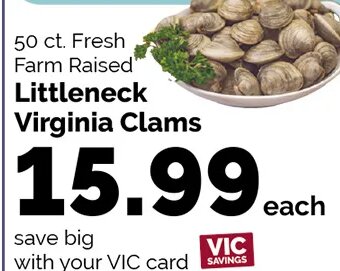 Littleneck Virginia Clams