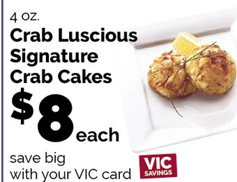 Crab Luscious Signature Crab Cakes