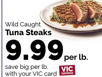 Tuna Steaks at Harris Teeter