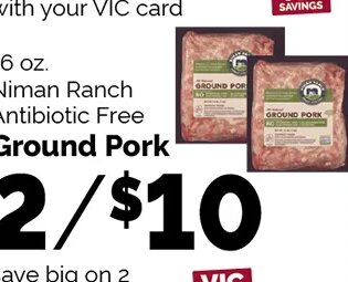 Niman Ranch Antibiotic Free Ground Pork